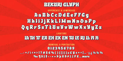 Bekuri Font Poster 10