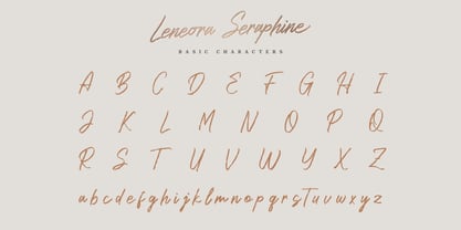 Leneora Seraphine Font Poster 11