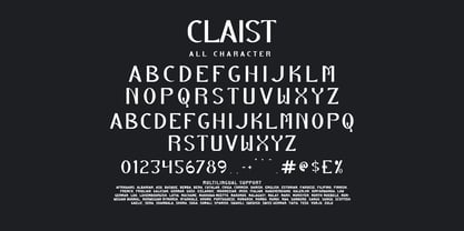 MC Claist Font Poster 8
