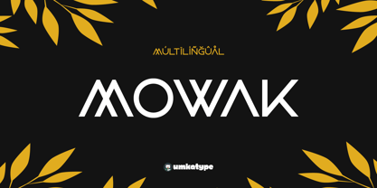 Mowak Font Poster 1