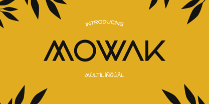 Mowak Font Poster 8