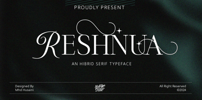 Reshnua Font Poster 1