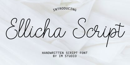 Ellicha Script Font Poster 1