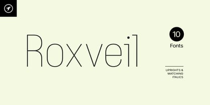 Roxveil Font Poster 1