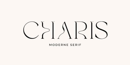 Charis Moderne Font Poster 4