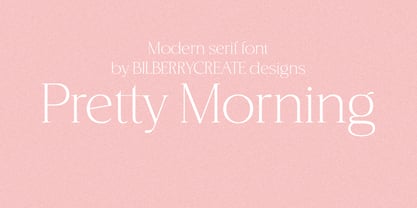 Pretty Morning Font Poster 1