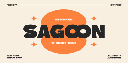 Sagoon Font Poster 1