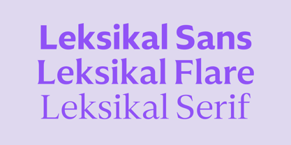 Leksikal Sans Font Poster 10