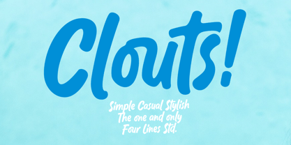 Clouts Font Poster 1