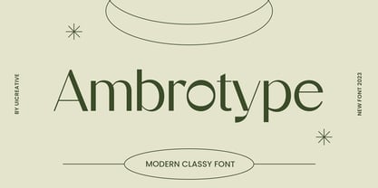 Ambrotype Font Poster 1