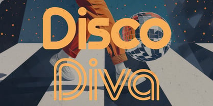 Disco Diva Font Poster 1