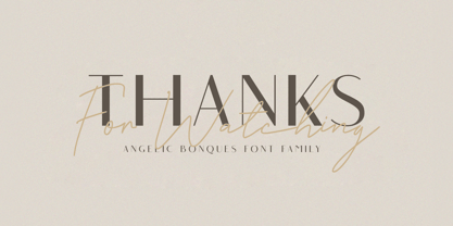 Angelic Bonques Font Poster 6