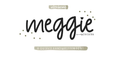 Meggie Font Poster 1