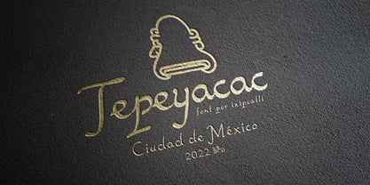 Tepeyacac Font Poster 2
