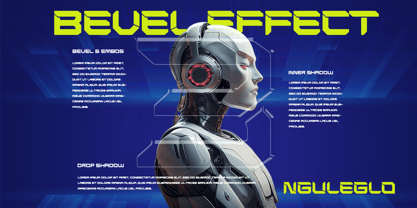 Nguleglo Tech Font Poster 5