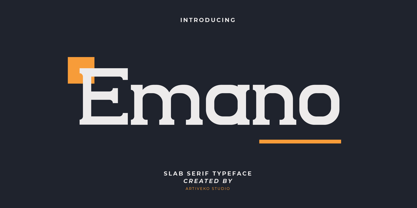 Emano Font Poster 1