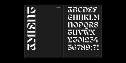 Amient Font Poster 2