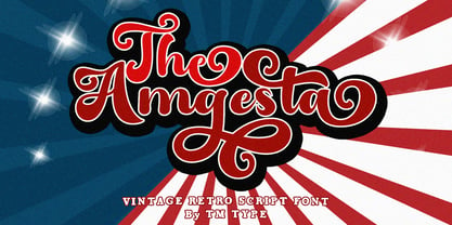 The Amgesta Font Poster 1