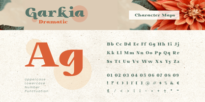 Garkia Font Poster 2