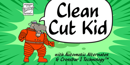 Clean Cut Kid Font Poster 1