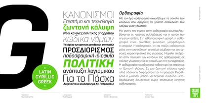 Normative Pro Font Poster 8