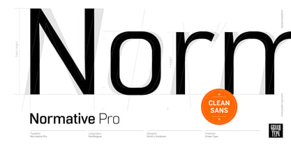 Normative Pro Font Poster 4