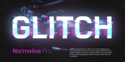 Normative Pro Font Poster 12