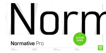 Normative Pro Font Poster 3