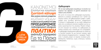 Normative Pro Font Poster 11