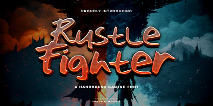 Rustle Fighter Font Poster 1