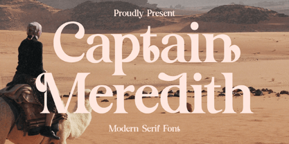 Captain Meredith Font Poster 1