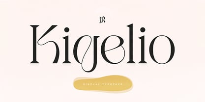 Kigelio Font Poster 1