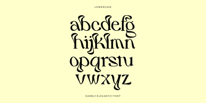 Darbly Elegantcy Font Poster 8