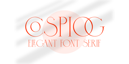 Cospiog Font Poster 1