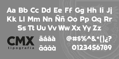 CMX Font Poster 5