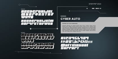 Cyber Auto Fuente Póster 9