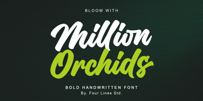 Million Orcids Font Poster 1