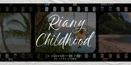 Riany Childhood Font Poster 1