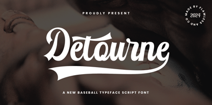 Detourne Font Poster 1