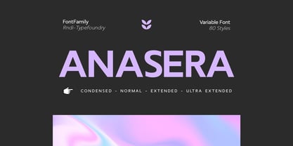 RNDI Anasera Font Poster 1