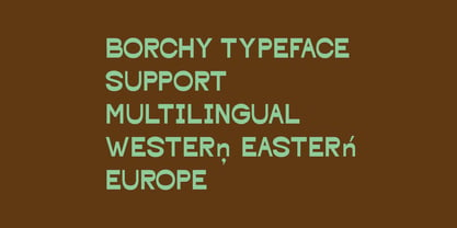Borchy Font Poster 7