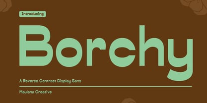 Borchy Font Poster 1