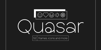 Quasar Font Poster 1