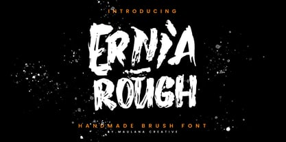 MC Ernia Rough Font Poster 1