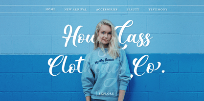 Rougilio Font Poster 3