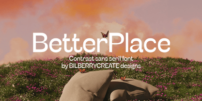 Better Place Font Poster 1