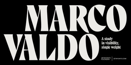 Marcovaldo Font Poster 1