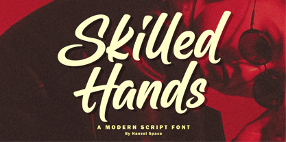 Skilled Hands Font Poster 1