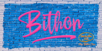 Bithon Brush Fuente Póster 1