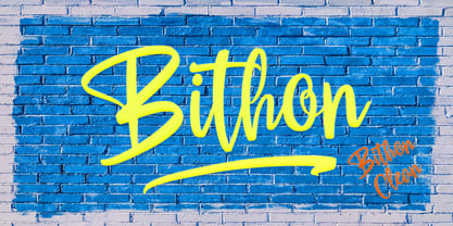 Bithon Brush Fuente Póster 6